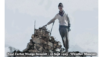 Neal Carter Wedge Summit 10 Sept 1923