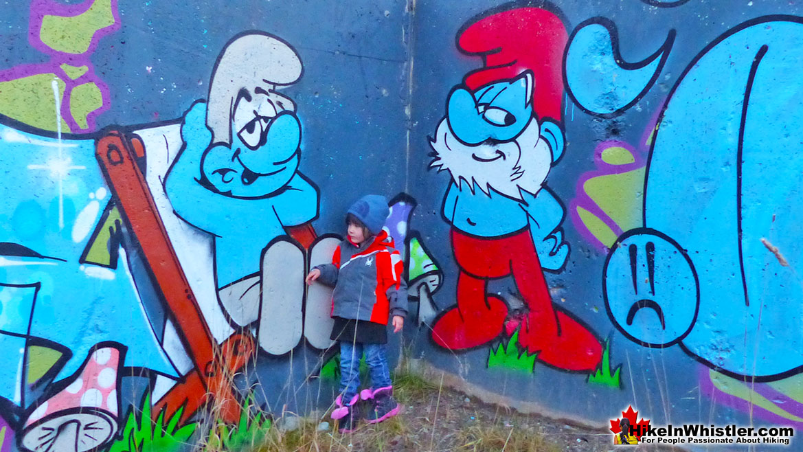 Northair Mine Smurfs Mural in 2019