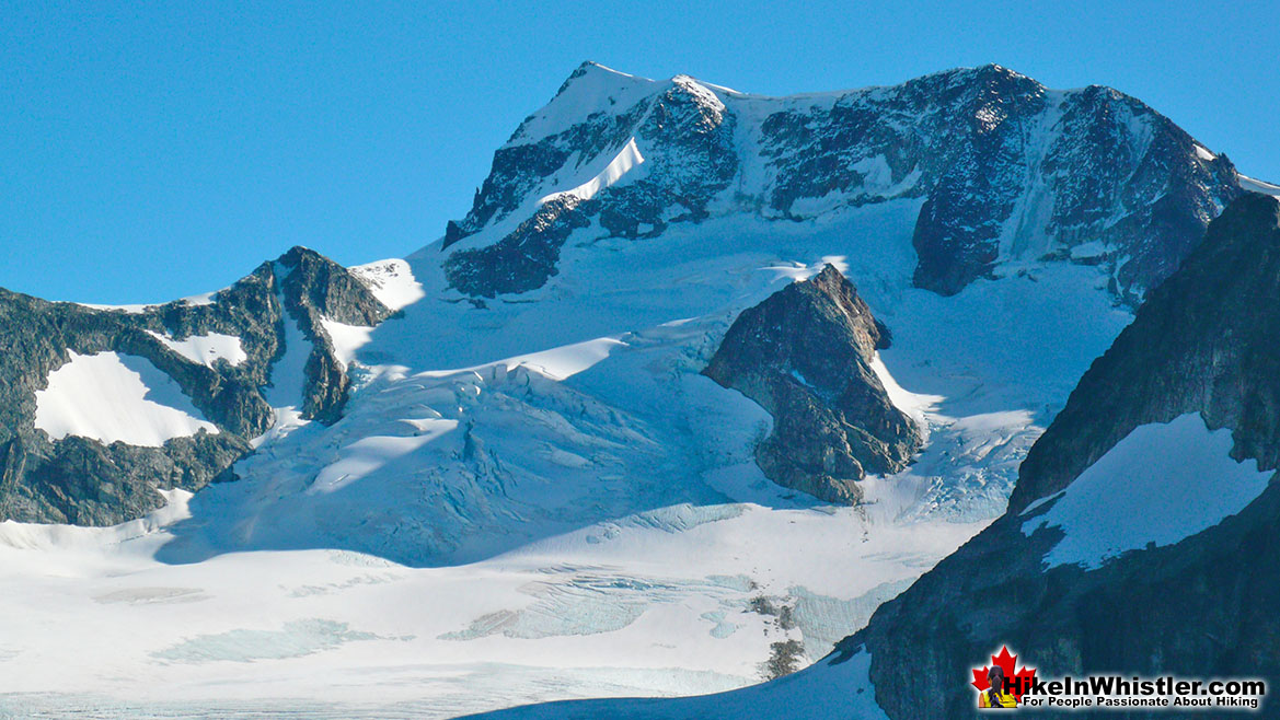 Nunatuk in Wedgemount Glacier