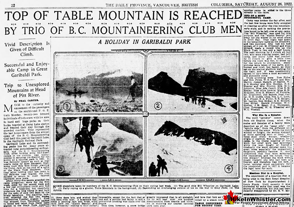 The Table Conquered a Second Time 1922