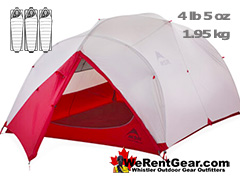 Rent MSR 3 Person Tents Whistler