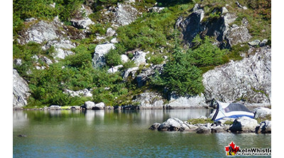 Free Camping Whistler Brew Lake