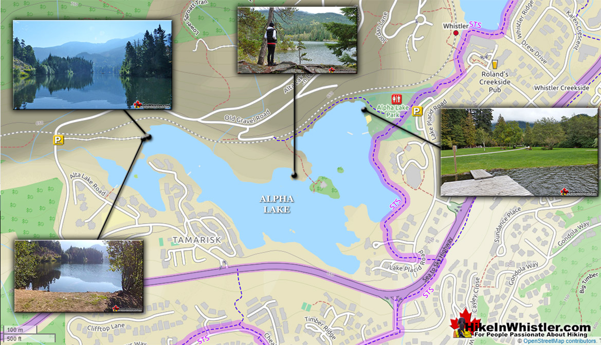 Alpha Lake Park Map