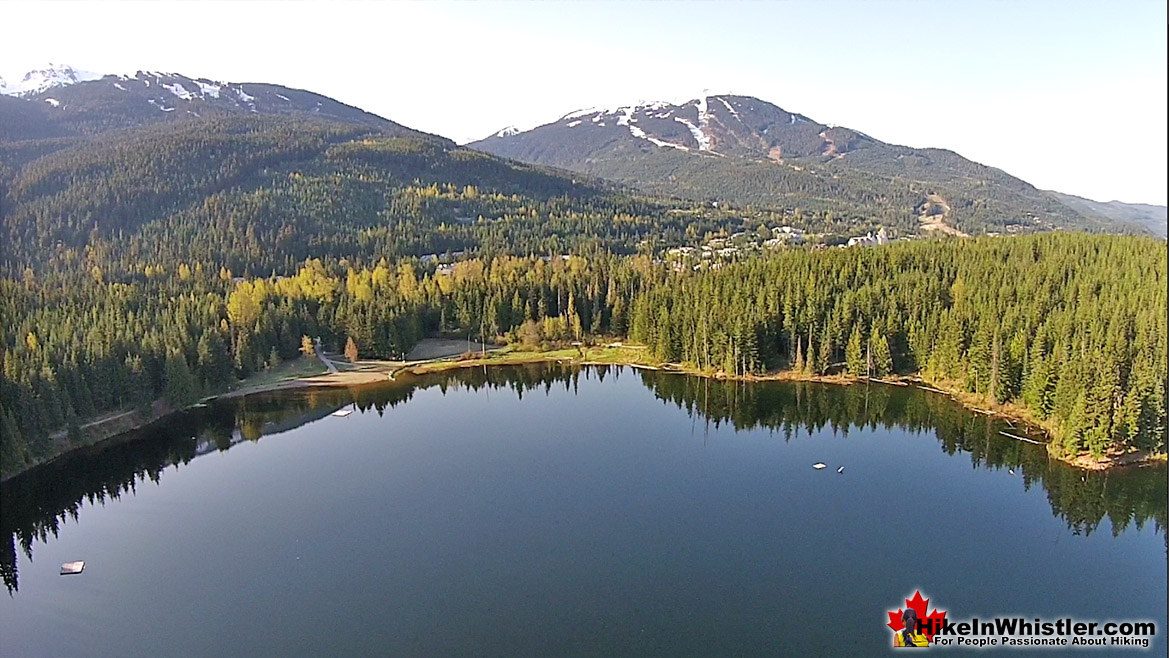 Lost Lake Run in Whistler Aerial View