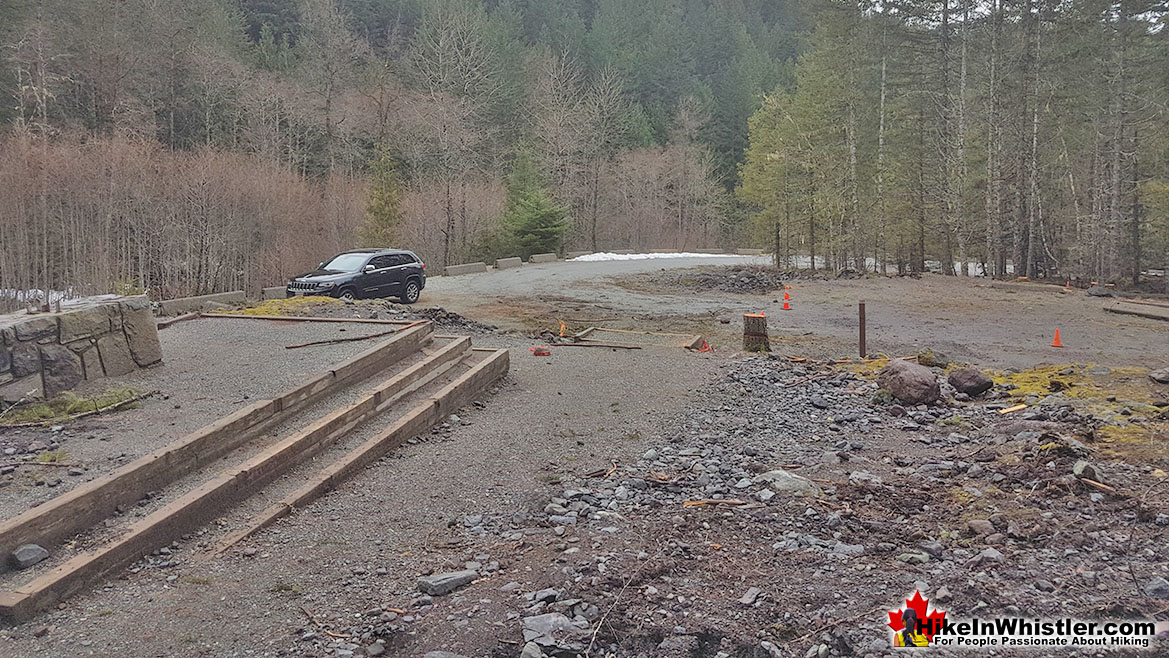 Rubble Creek Trailhead Construction April 2019