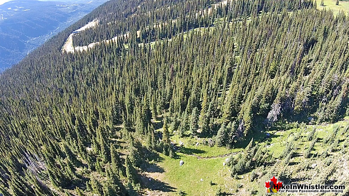 Blackcomb Mountain Garibaldi Park Tent Aerial