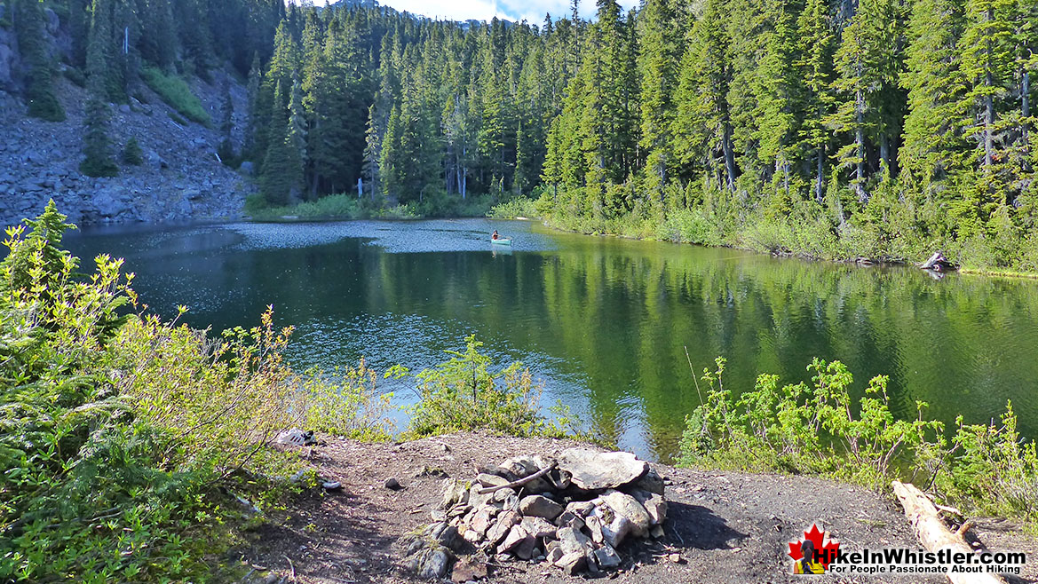 Callaghan Lake campfire