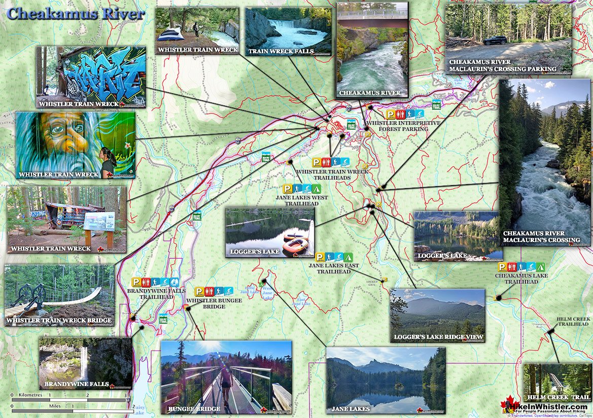 Cheakamus River Map Large v17a