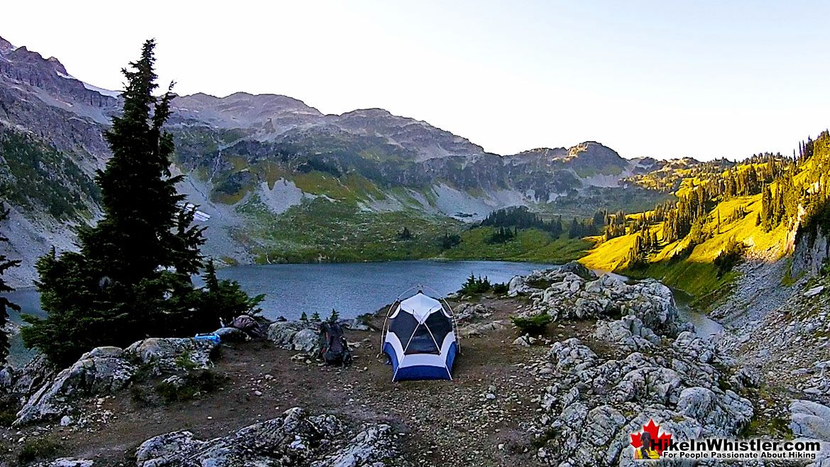 Cirque Lake Paradise Campsite