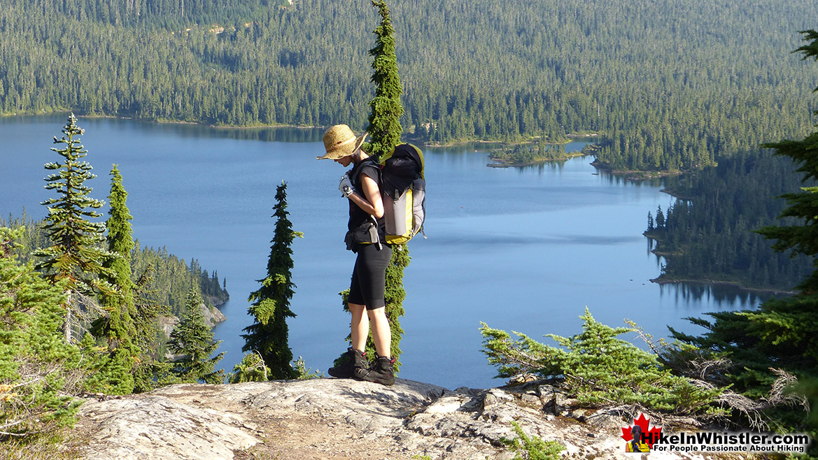 Cirque Lake Trail View of Callaghan Lake