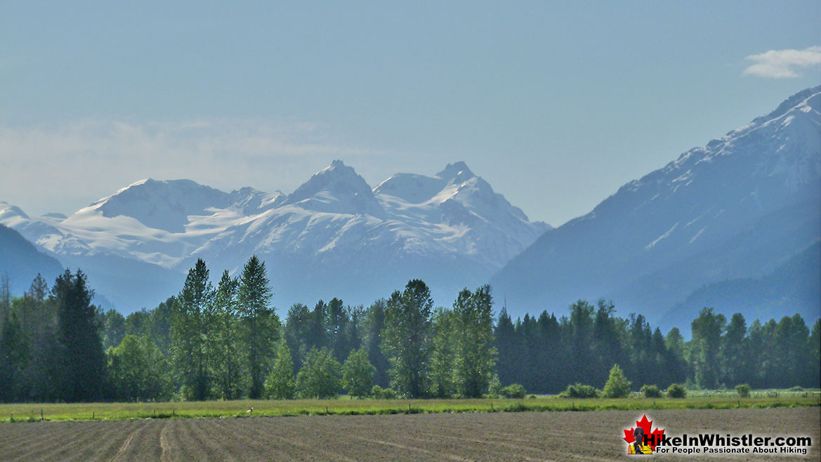 Pemberton Meadows View of Mount Meager