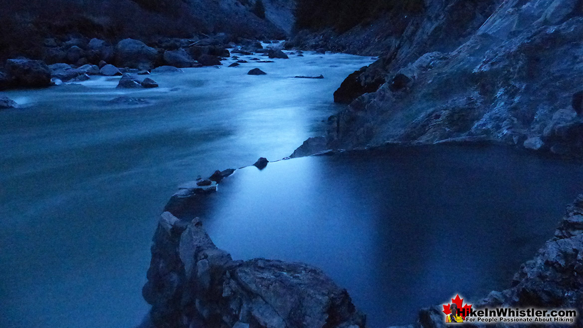 Keyhole Hot Springs at Night