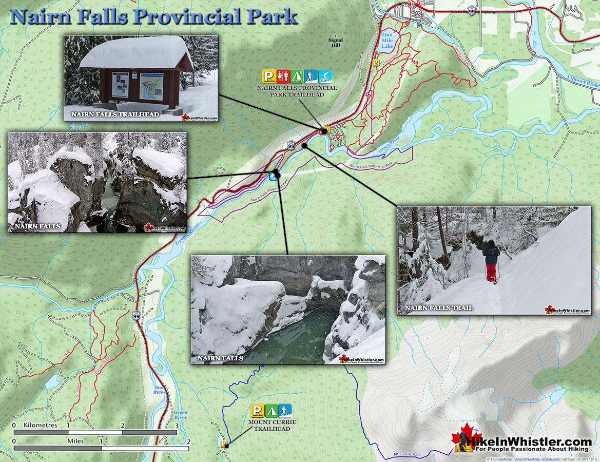 Nairn Falls Snowshoe Map v7