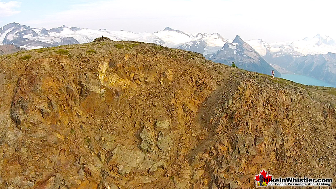 Panorama Ridge Profile View of Hiker