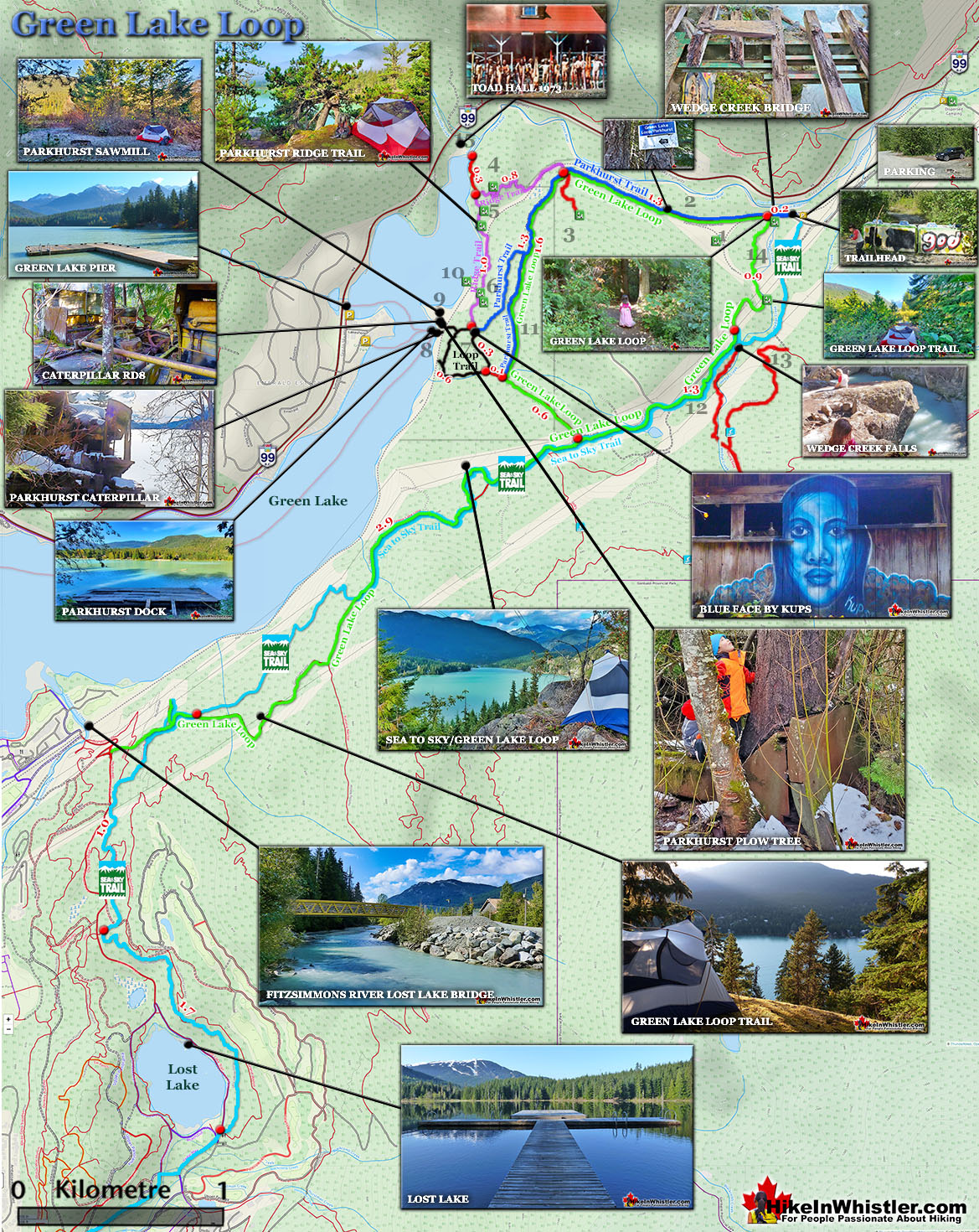 Green Lake Loop Hike in Whistler