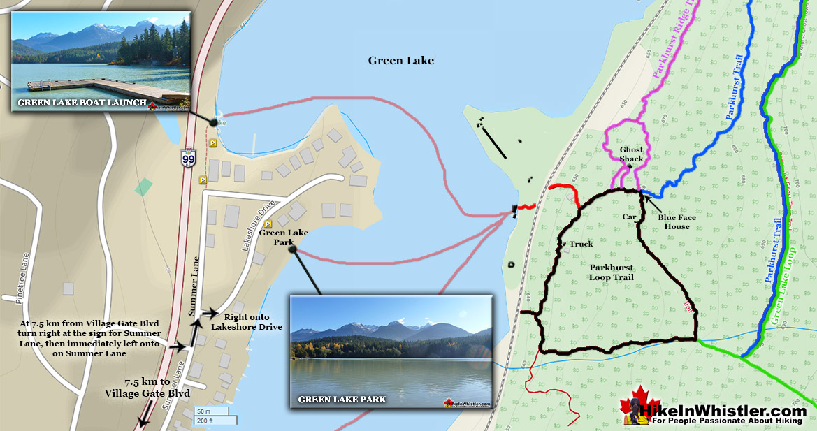 Green Lake Park Directions Map v3