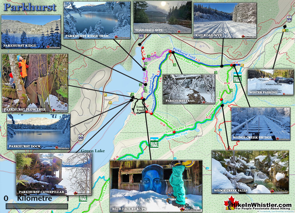 Parkhurst Whistler Snow Map v5