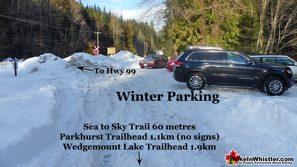 Parkhurst Whistler Winter Parking