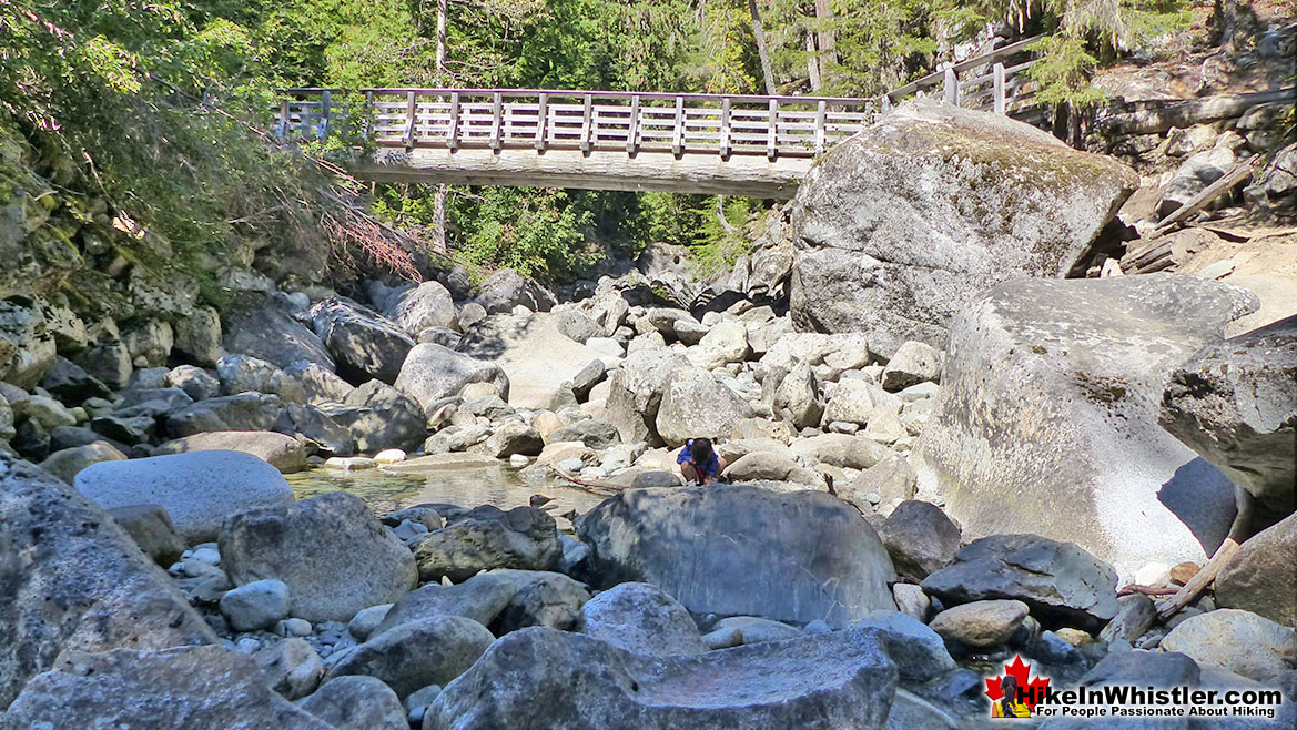 Rainbow Falls Boulders in 21 Mile Creek