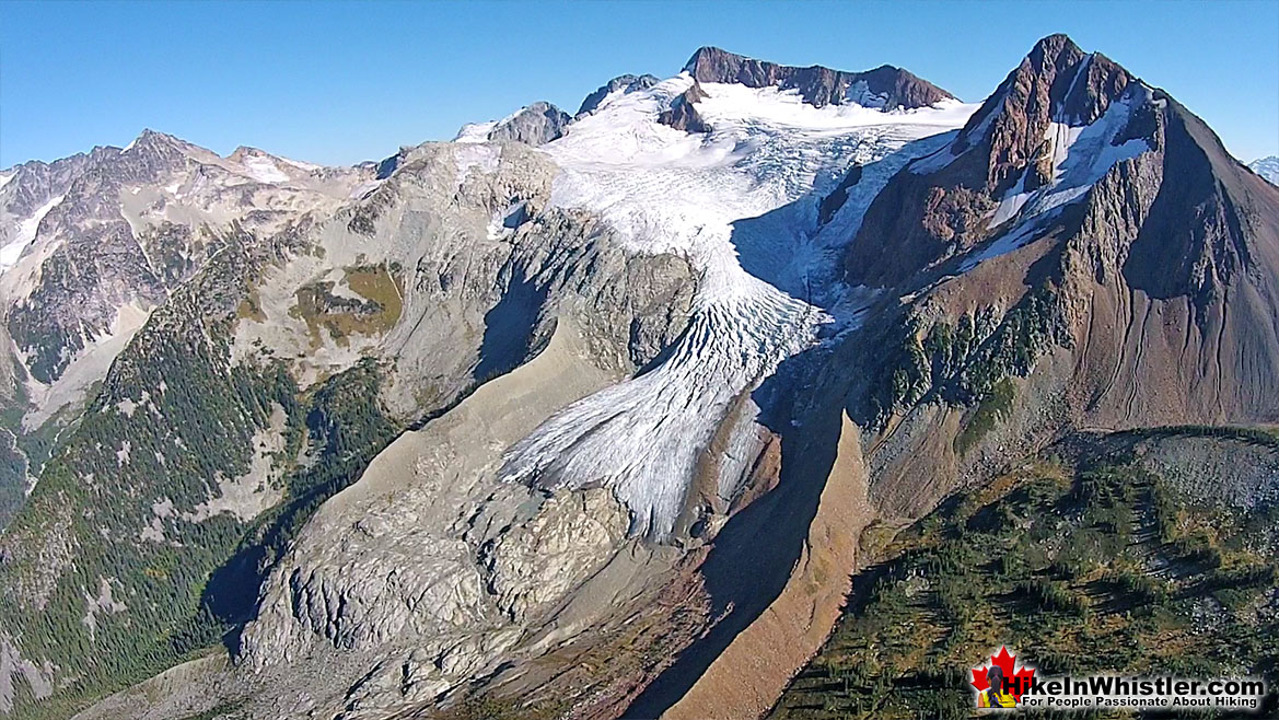 Overlord Mountain and Glacier - Russet Lake