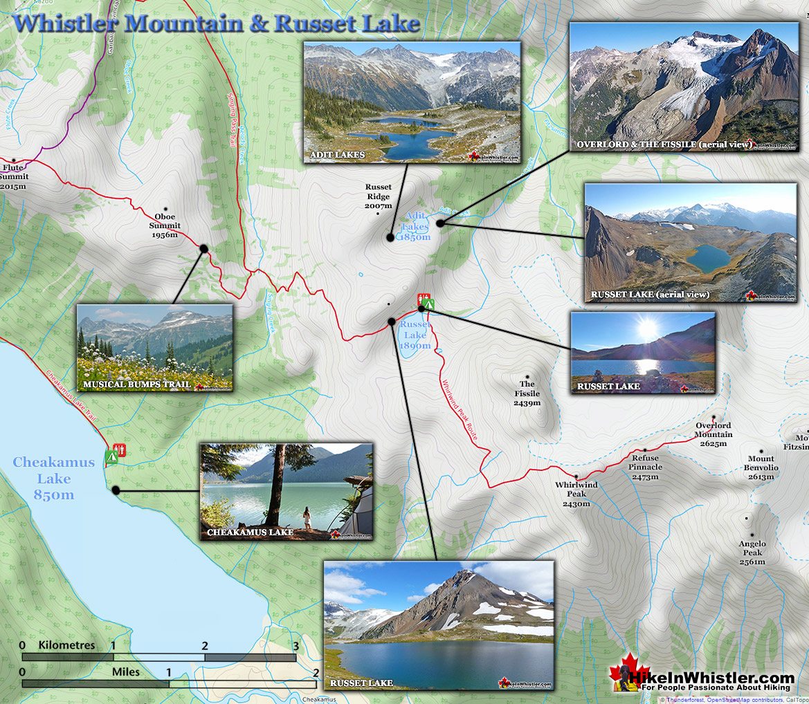 Russet Lake Map v21a