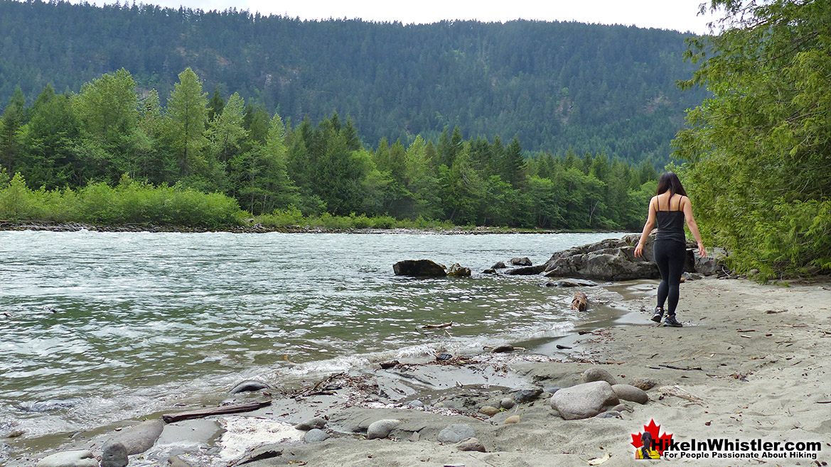 Lillooet River at Skookumchuck Hot Springs