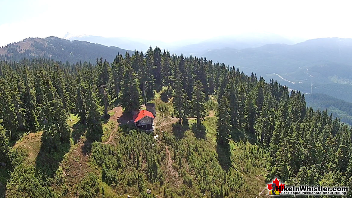 Sproatt Hut Aerial View