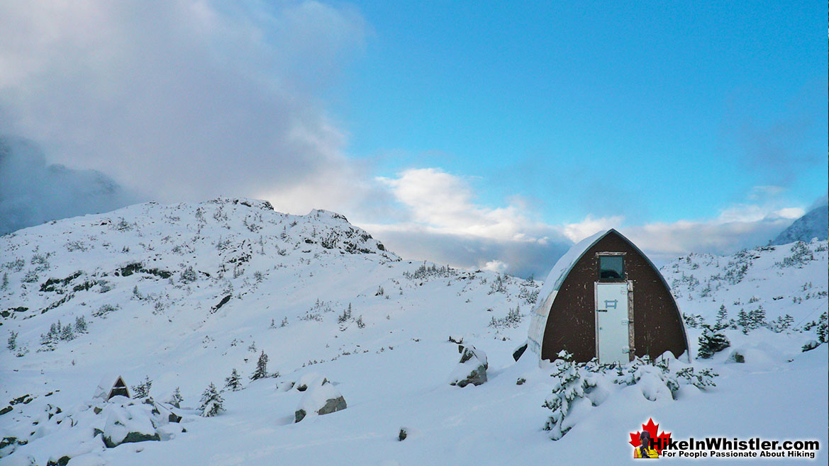 Snowshoeing Wedgemount Lake