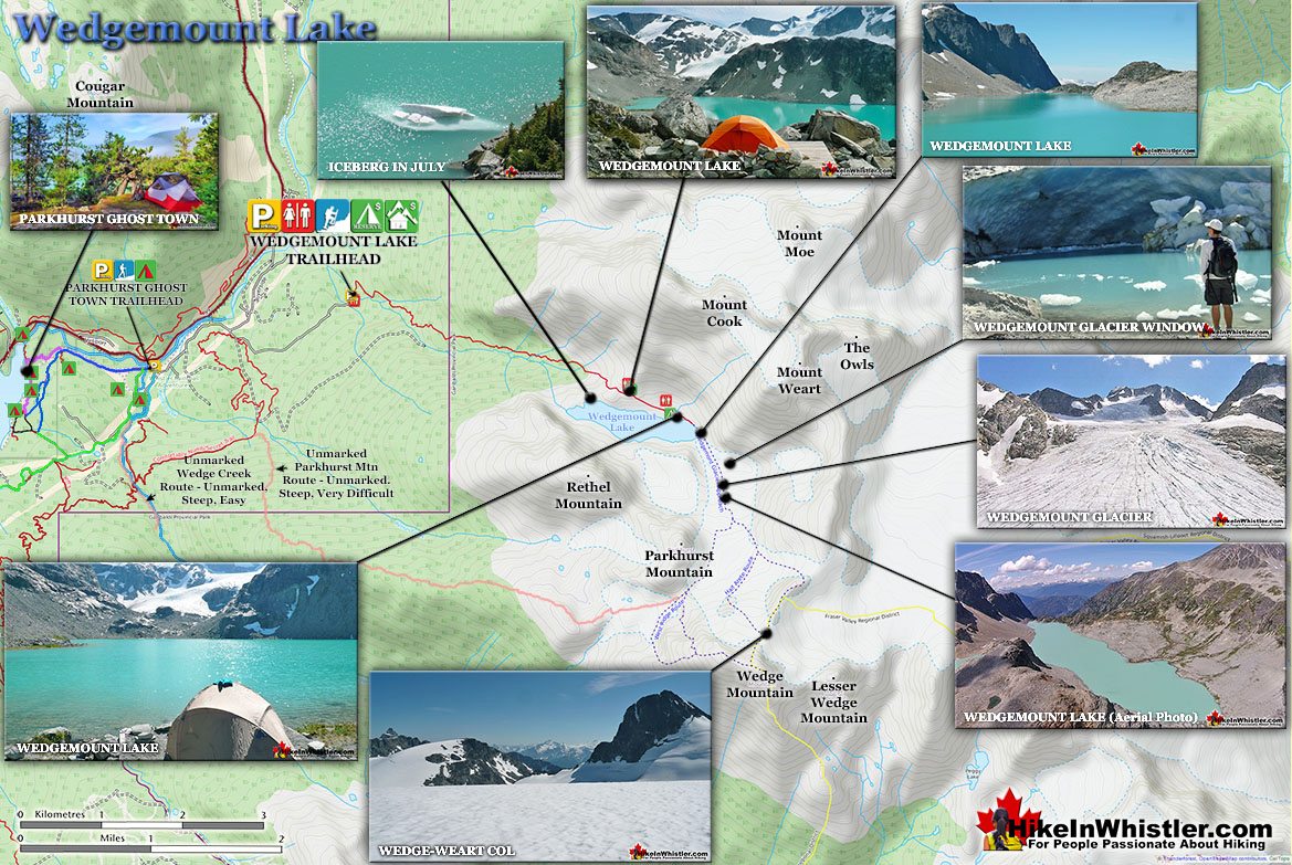 Wedgemount Lake Trail Map v16a
